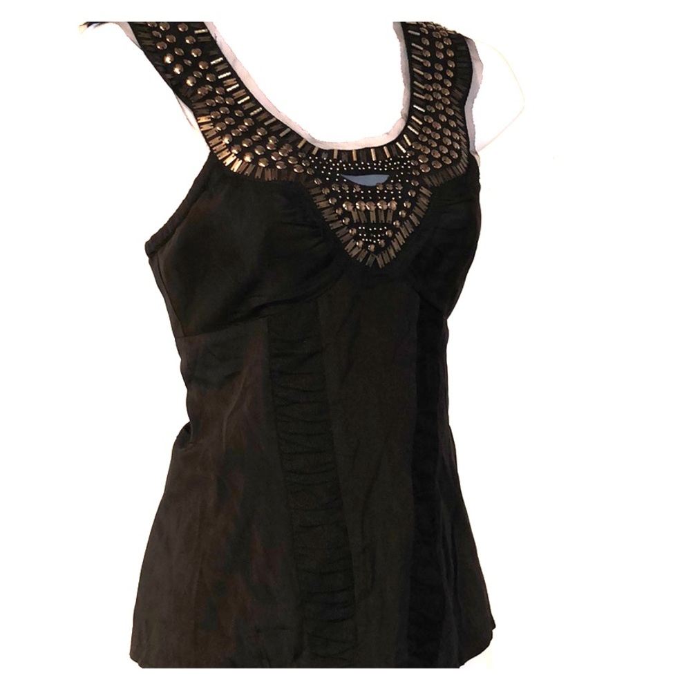 Bebe black top. New with tags. Size XS
